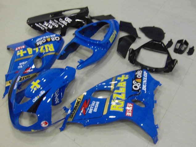 Großhandel Suzuki TL1000R Motorrad Verkleidung 1998-2003 - Blau Gelb Schwarz Rizla Dunlop