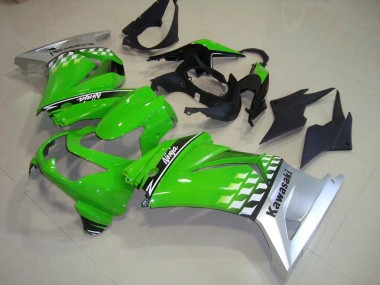 Großhandel Kawasaki ZX250R Motorrad Verkleidung 2008-2012 - Grun Silber