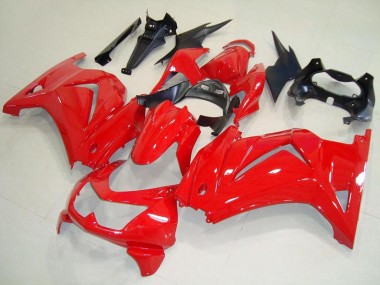 Großhandel Kawasaki ZX250R Motorrad Verkleidung 2008-2012 - Rot Schwarz