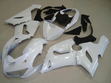 Großhandel Kawasaki ZX6R Motorrad Verkleidung 2005-2006 - Perl Weiss