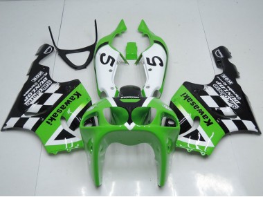 Großhandel Kawasaki ZX7R Motorrad Verkleidung 1996-2003 - Grun Weiss Schwarz 5