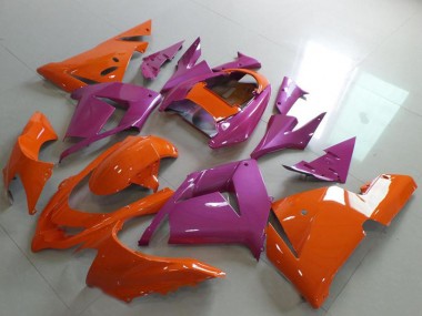 Großhandel Kawasaki ZX10R Motorrad Verkleidung 2004-2005 - Orange und Rosa