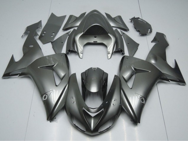 Großhandel Kawasaki ZX10R Motorrad Verkleidung 2006-2007 - Glanzendes Grau