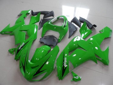 Großhandel Kawasaki ZX10R Motorrad Verkleidung 2006-2007 - Grun Schwarz Streifen