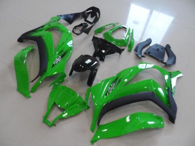 Großhandel Kawasaki ZX10R Motorrad Verkleidung 2011-2015 - Grun Schwarz OEM Stil