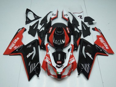 Großhandel Aprilia RS125 Motorrad Verkleidung 2006-2011 - Glanzendes Schwarz Rot Weiss