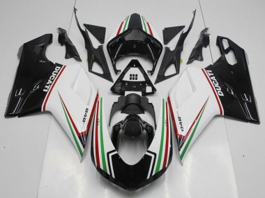 Großhandel Ducati 848 Motorrad Verkleidung Kit 2007-2014 - Weiss Rot Grun Glanzendes Schwarz