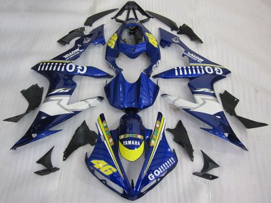 Großhandel Yamaha YZF R1 Motorrad Verkleidung 2004-2006 - Blau Gelb Weiss Go 46