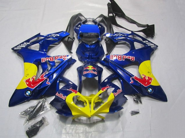 Großhandel BMW S1000RR Motorrad Verkleidung 2009-2014 - Blau Gelb Red Bull