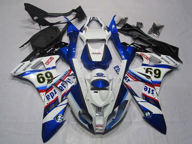 Großhandel BMW S1000RR Motorrad Verkleidung 2009-2014 - Weiss Rot Blau Schwarz Sterilgarda 69