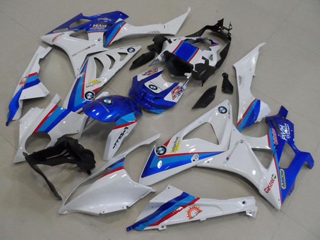 Großhandel BMW S1000RR Motorrad Verkleidung 2009-2014 - Weiss Rot Blau Castrol Pirelli