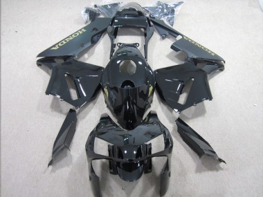 Großhandel Honda CBR600RR Motorrad Verkleidung 2003-2004 - Glanzendes Schwarz Matt Schwarz Gold Aufkleber
