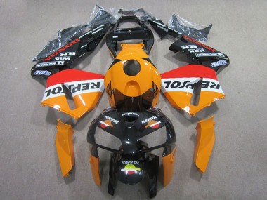 Großhandel Honda CBR600RR Abs Verkleidungen 2005-2006 - Orange Weiss Rot Glanzendes Schwarz Repsol