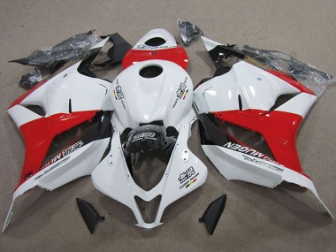 Großhandel Honda CBR600RR Motorrad Verkleidungen Kit 2009-2012 - Weiss Rot Glanzendes Schwarz