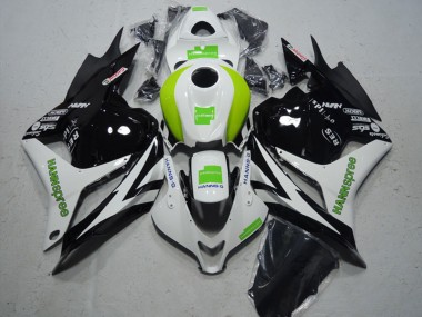 Großhandel Honda CBR600RR Motorrad Verkleidung 2009-2012 - Weiss Grun Glanzendes Schwarz Hannspree