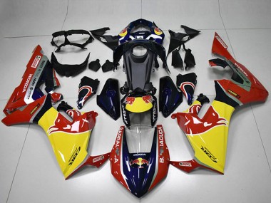 Großhandel Honda CBR1000RR Motorrad Verkleidung 2017-2023 - Blau Gelb Glanzendes Schwarz Red Bull