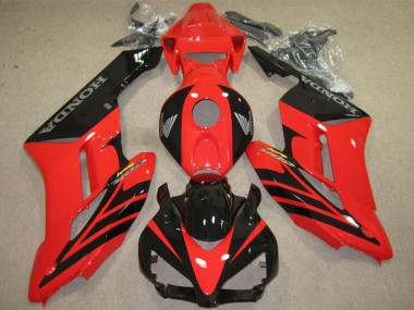 Großhandel Honda CBR1000RR Motorrad Verkleidung 2004-2005 - Rot Glanzendes Schwarz Fireblade