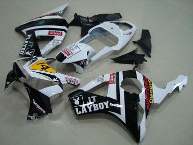 Großhandel Honda CBR900RR 954 Motorrad Verkleidung 2002-2003 - Weiss Gelb Glanzendes Schwarz Rizoma Playboy 14