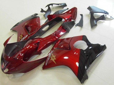 Großhandel Honda CBR1100XX Blackbird Motorrad Verkleidung 1996-2007 - Bonbon Rot Glanzendes Schwarz