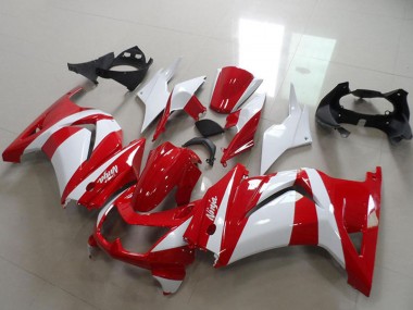 Großhandel Kawasaki ZX250R Motorrad Verkleidung 2008-2012 - Weiss Rot