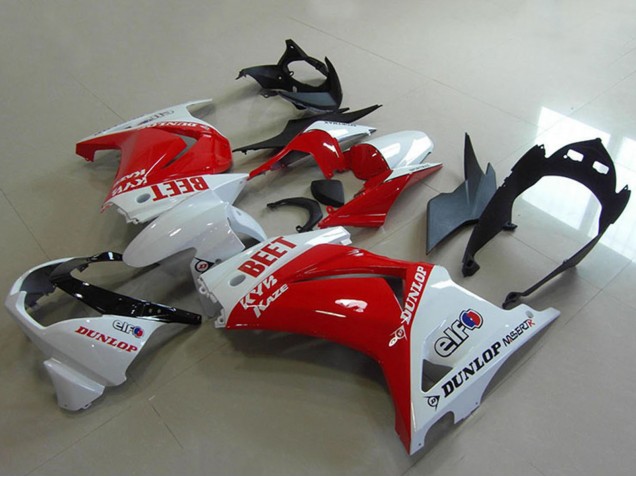 Großhandel Kawasaki ZX250R Motorrad Verkleidung 2008-2012 - Weiss Rot BEET