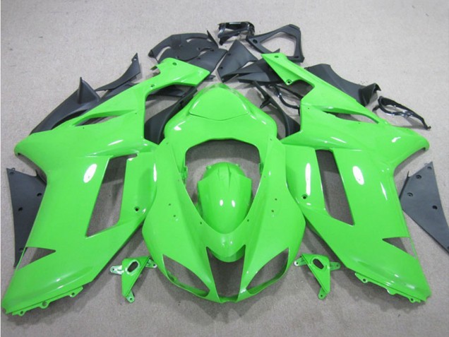 Großhandel Kawasaki ZX6R Motorrad Verkleidung 2007-2008 - Grun