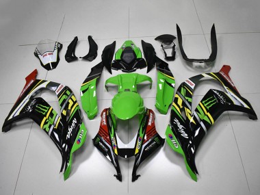 Großhandel Kawasaki ZX10R Motorrad Verkleidung 2016-2020 - Grun Gelb Rot Weiss Schwarz Monster