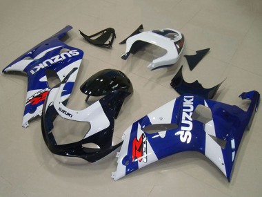 Großhandel Suzuki GSXR 750 Motorrad Verkleidung 2001-2003 - Blau Weiss