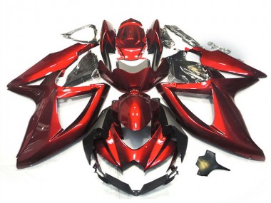 Großhandel Suzuki GSXR 750 Motorrad Verkleidung 2008-2010 - Glanzendes Rot