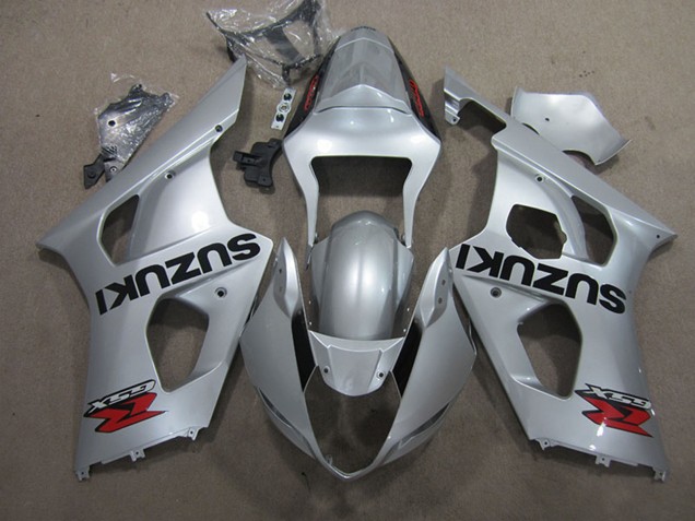 Großhandel Suzuki GSXR 1000 Motorrad Verkleidung 2003-2004 - Silber