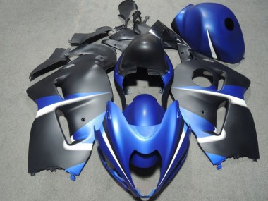 Großhandel Suzuki GSXR 1300 Hayabusa Motorrad Verkleidung 1996-2007 - Blau Weiss Matt Schwarz