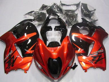 Großhandel Suzuki GSXR 1300 Hayabusa Motorrad Verkleidung 1996-2007 - Orange Schwarz