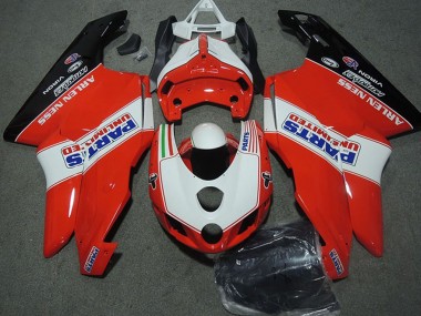 Großhandel Ducati 749 999 Motorrad Verkleidung 2003-2004 - Weiss Rot Glanzendes Schwarz Parts Unlimited