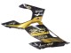 Großhandel Kawasaki EX400 Motorrad Verkleidung 2018-2024 - Gold Glanzendes Schwarz