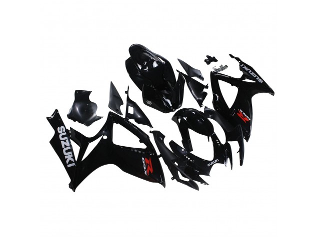 Großhandel Suzuki GSXR 600/750 Motorrad Verkleidung 2006-2007 - Glanzendes Schwarz