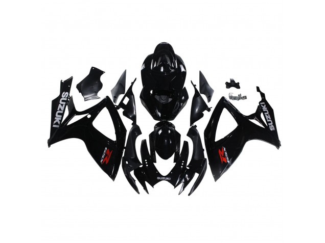 Großhandel Suzuki GSXR 600/750 Motorrad Verkleidung 2006-2007 - Glanzendes Schwarz