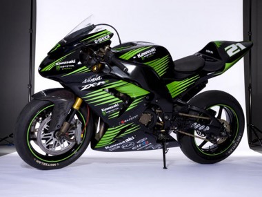 Großhandel Kawasaki ZX10R Motorrad Verkleidung 2006-2007 - Glanzendes Schwarz Grun Weiss