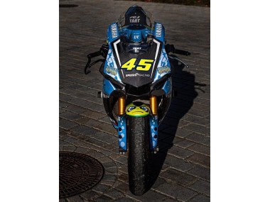 Großhandel Yamaha YZF R1 Motorrad Verkleidung 2015-2019 - Blau Gelb Hai