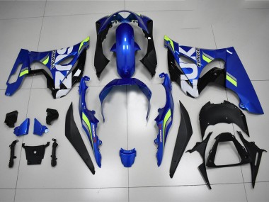 Suzuki GSXR 1000 17-23 Motorrad Verkleidungen - Weiß Grün