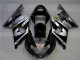 Suzuki GSXR 1000 K1 00-02 Motorrad Verkleidungen - Silber Schwarz Suzuki GSXR 1000 K1 00-02 Motorrad Verkleidungen - Silber Schwarz