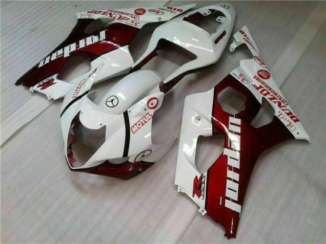 Suzuki GSXR 1000 K3 03-04 Motorrad Verkleidung - Rot Weiß Suzuki GSXR 1000 K3 03-04 Motorrad Verkleidung - Rot Weiß