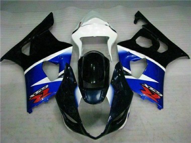 Suzuki GSXR 1000 K3 03-04 Motorrad Verkleidung - Schwarz Blau