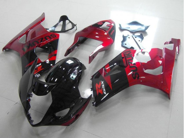 Suzuki GSXR 1000 K3 03-04 Motorrad Verkleidung - Schwarz Rot Suzuki GSXR 1000 K3 03-04 Motorrad Verkleidung - Schwarz Rot