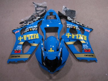 Suzuki GSXR 1000 K3 03-04 Motorrad Verkleidungen - Blau Rizla Q8 Oils
