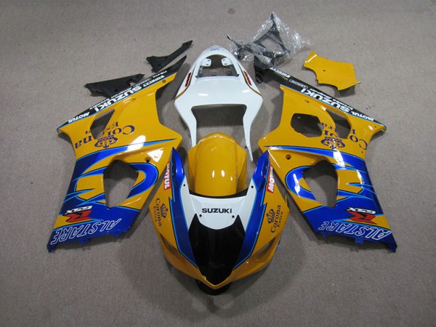 Suzuki GSXR 1000 K3 03-04 Motorrad Verkleidungen - Gelb Blau Corona Extra Suzuki GSXR 1000 K3 03-04 Motorrad Verkleidungen - Gelb Blau Corona Extra