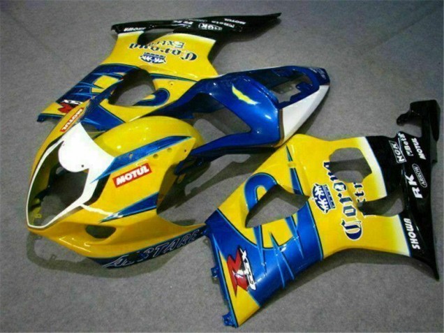 Suzuki GSXR 1000 K3 03-04 Motorrad Verkleidungen - Gelb Blau Suzuki GSXR 1000 K3 03-04 Motorrad Verkleidungen - Gelb Blau