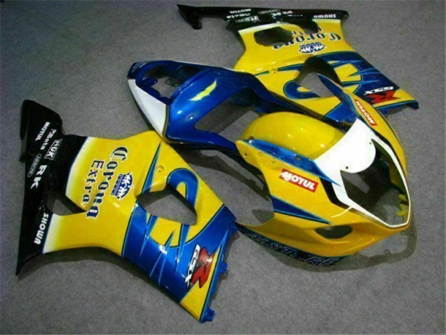 Suzuki GSXR 1000 K3 03-04 Motorrad Verkleidungen - Gelb Blau Suzuki GSXR 1000 K3 03-04 Motorrad Verkleidungen - Gelb Blau