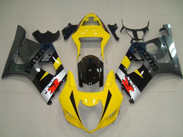 Suzuki GSXR 1000 K3 03-04 Motorrad Verkleidungen - Gelb Grau Suzuki GSXR 1000 K3 03-04 Motorrad Verkleidungen - Gelb Grau