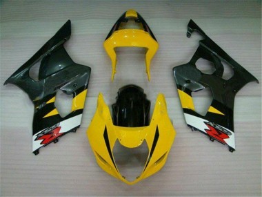Suzuki GSXR 1000 K3 03-04 Motorrad Verkleidungen - Gelb Schwarz