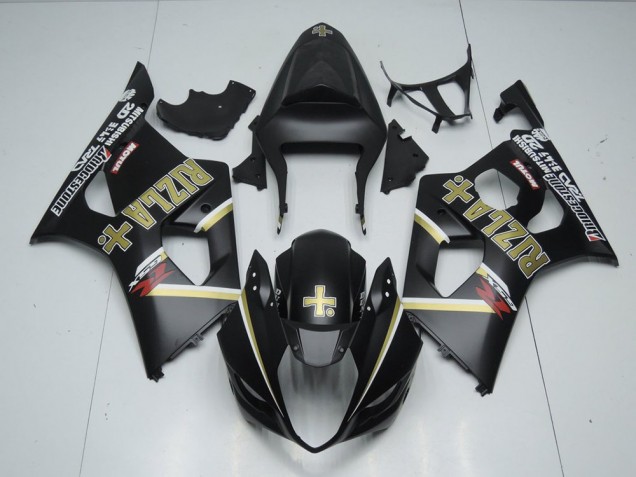 Suzuki GSXR 1000 K3 03-04 Motorrad Verkleidungen - Matt Schwarzer Rizla Suzuki GSXR 1000 K3 03-04 Motorrad Verkleidungen - Matt Schwarzer Rizla